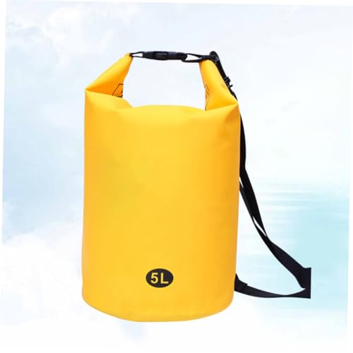 Bolsa inflable de PVC amarilla impermeable para rafting y pesca 7