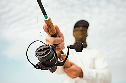 13 Fishing - Al13 Spinning Reel - 5.2:1 Power Ratio - 6.0 Size (Salt) - Al13-5.2-6.0 Black #TOP7
