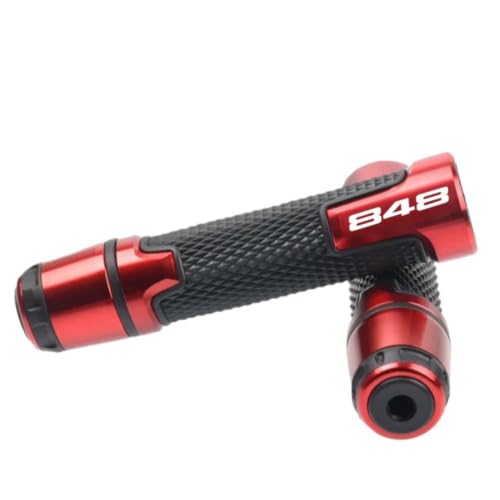 Poignées guidon moto 22mm anti vibration embouts de barre Ducati 848
