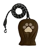 Pet Walking Rope, Dog Lead Gloves, Cold Weather Dog Rope with Sturdy Construction, Hands Free with Adjustable Grip, Dogs Leads, Practical Gear for Winter Outdoor Travel Daily Hiking Use