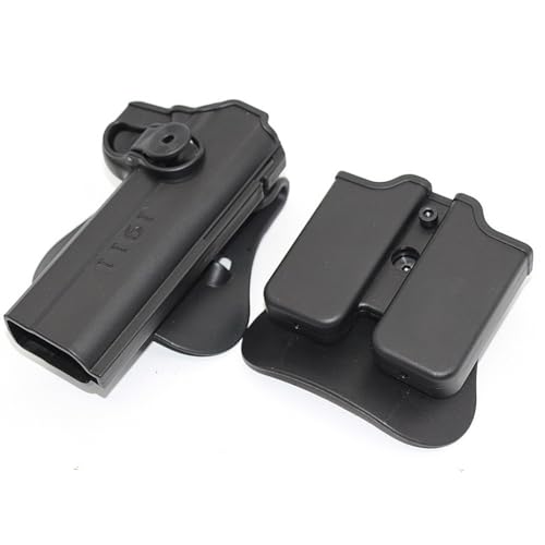 Étui tactique Colt 1911 anti-chute avec porte-chargeur pour un maintien stable