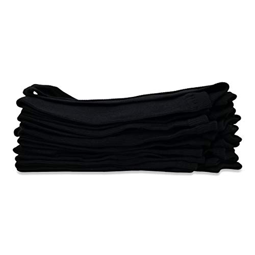 Andrew Scott Men's 6 Pack Cotton A-Shirt Tanks (Medium, 6 Pack- Black) #TOP2