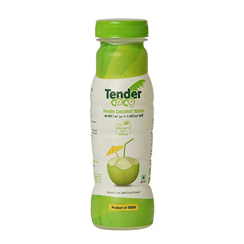 Tender COCO 100% Natural Tender Coconut Water, 200ml (Pack of 12)