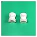 MiJob A Pair Corrugated Silicone Seal Tubes Pipe Rings Accessories ，Compatible for Ice Cream Makers Soft Serve Machines Diameter 37mm