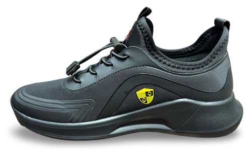 Image of Athletic Sneakers, Slip-On Style, Cushioned Sole, Toggle Lace System, Casual Sports Shoes