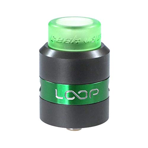 GeekVape Loop RDA Clearomizer, Durchmesser 24 mm, Selbstwickler, Squonker, Riccardo Verdampfer für e-Zigarette, gunmetal