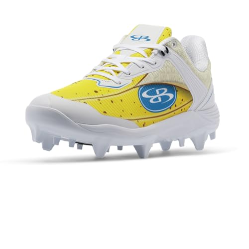 Boombah Viper Men's Molded Cleat - Banana - Multiple Color Options - Multiple Sizes