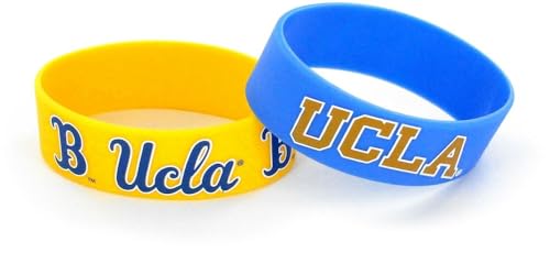 NCAA UCLA Bruins Silicone Rubber Bracelet, 2-Pack