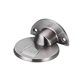 Magnetischer Türstopper aus Edelstahl 304, Türstopper aus Gebürstetem Metall mit Soft Catch Funktion, Selbstklebender Kleber und Schrauben, Hochleistungs Türhalter für das Home Hotel Restaurant