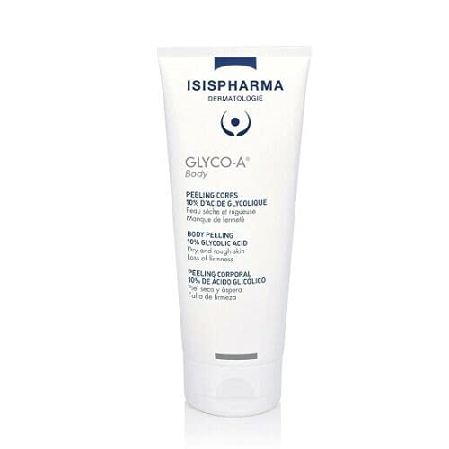 ISIS Pharma GLYCO-A Body Peeling 10% Glycolic Acid Cream 200ml. Dry & rough skin Skincare Lovers