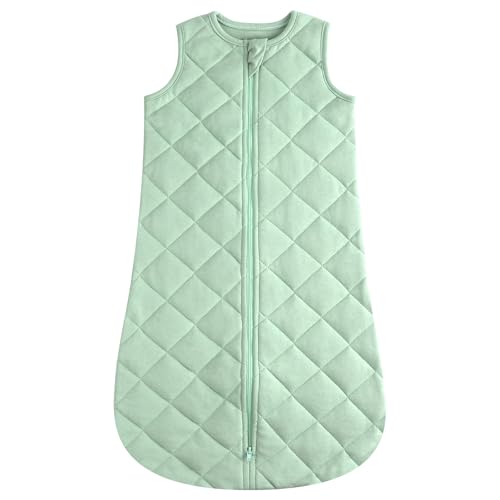 Image of Baby Sleep Sack Sleeveless Super Soft Cotton Warm 0-6 Months 1.5 Tog, Sleeping Sack Soft Comfortable Wearable Blanket 2-Way Zipper, Sleeping Bag Sleep Sack Unisex Newborn Infant Babies Girls Boys