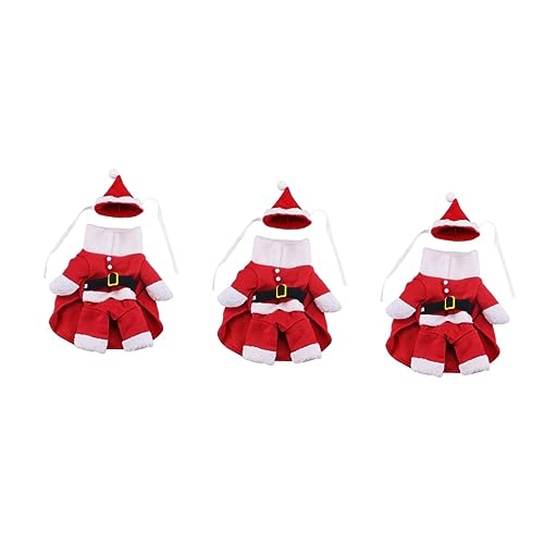 Vêtements pour chiens de Noël ensemble 3 pièces XL