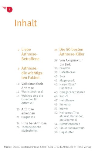 Die 50 besten Arthrose-Killer