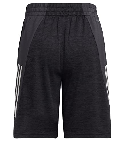 adidas Boys' Active Sports Athletic Shorts (Small, Black Heather D2M)3