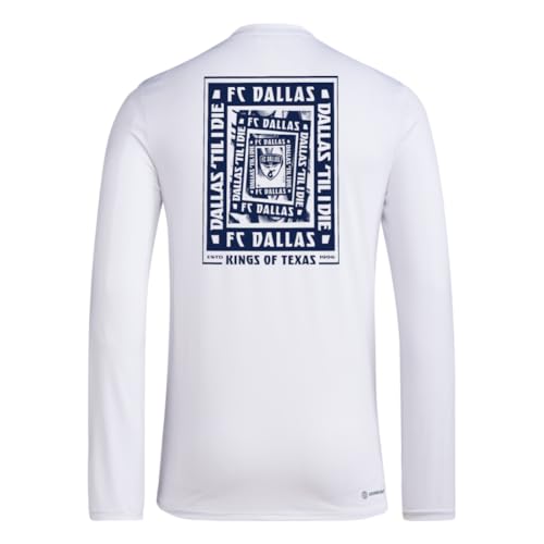adidas Men's Fc Dallas Pre-Game Long Sleeve T-Shirt2
