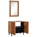 Entretien et montage faciles : les surfaces lisses du bois de manguier sont faciles à nettoyer avec un chiffon humide, ce qui facilite l'entretien. Le montage est simple, de sorte que vous pouvez rapidement profiter de votre nouvelle armoire de rangement d'évier.