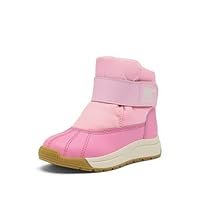Sorel Children's Whitney III Strap MID WP Fashion Boot, Pink Flare, Orchid, 9 UK Child