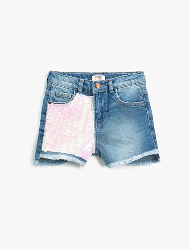 Short en jean fille confortable avec poches pour un look estival unique