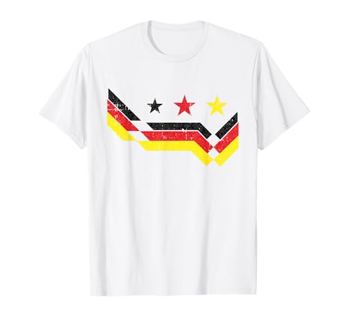 German Soccer Deutschland Retro Fan T-Shirt