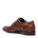 Stacy Adams Men's Karson Wingtip Double Monk Strap Loafer, Cognac, 9.5