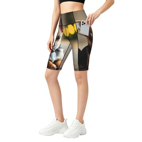 Legging athlétisme taille haute anti-glisse femme
