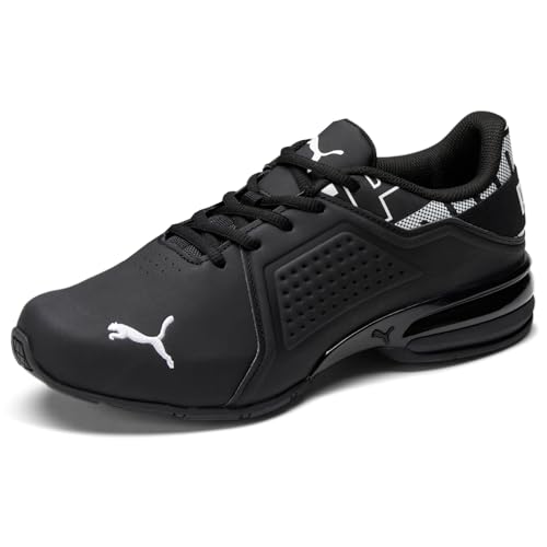 Viz Runner Repeat Mens Running Sneakers Puma Black-Puma White, 13