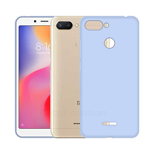 Image of Case Creation Luxurious OG Series for Xiaomi Redmi 6 Case Cover,Anti-Dirty Slim Case Frosted Matte Cute Candy TPU Raised Bezel (Splash of Color) Back Cover for Redmi 6 -Light Purple