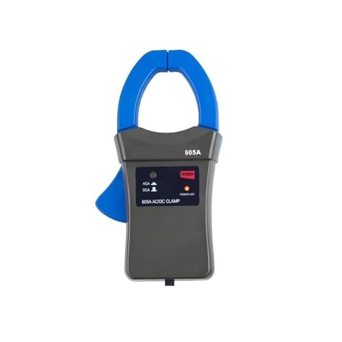 Pinza Amperimétrica Digital FUSWIP 600A AC/DC con Adaptador y Sondas de Prueba, Indicador LED, Sin Batería miniatura 1