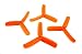 Produktbild 4x4 DAL Tri-Blade Propeller Unbreakable 4040 4x4x3 CW CCW orange
