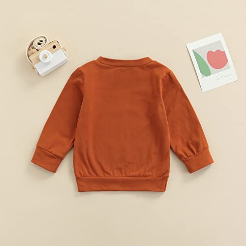 Unisex Peuter Baby Meisje Jongen Trui Lange Mouwen Ronde hals Letters Print Trui Herfst Winter Kleding - Image 8
