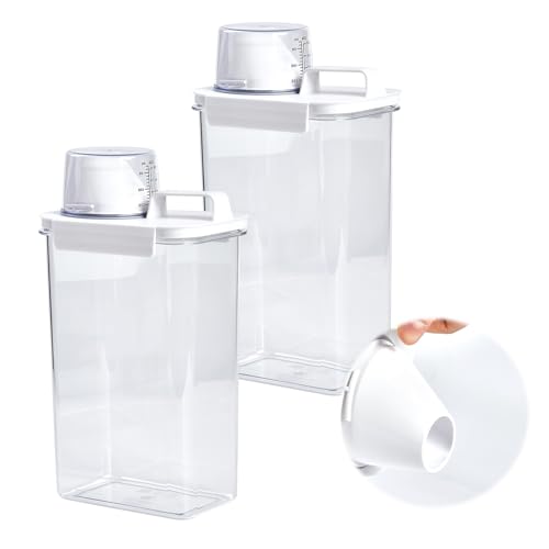 2pcs2300ML washing powder storage, laundry detergent storage,laundry detergent dispenser container