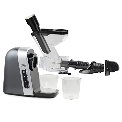 Omega Mm400Gy Medical Medium Cold Press Juicer Machine, Vegetable And Fruit Juice Extractor, Triple-Stage Slow Masticating Juicer, 200 W, Gray #TOP7