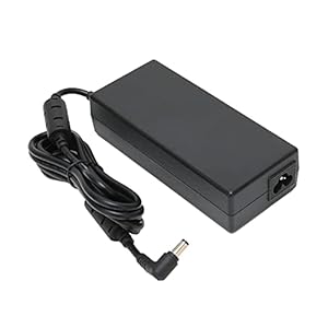 120W voedingsadapter AC naar DC 5,5×2,5 mm ronde interface 19V 6,32A zwart