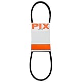 Pix A99 Rubber Industrial V Belt, Black, 1/2