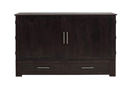 Emurphybed Daily Delight Murphy Cabinet Chest Bed with Charging Station & 6 Emurphybed Daily Delight Murphy Cabinet Chest Bed with Charging Station & 6