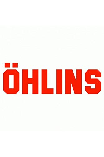 Ohlins - Adesivo Prespaziato - Colore Oro - 20cm
