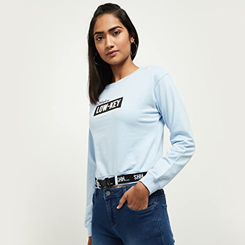 Image of Max Women's Viscose-Nylon Round Neck Sweatshirt