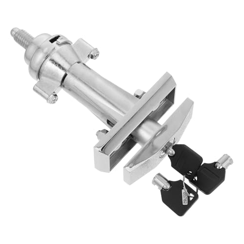 Serrure de type T alliage zinc argenté avec clé installation distributeur automatique