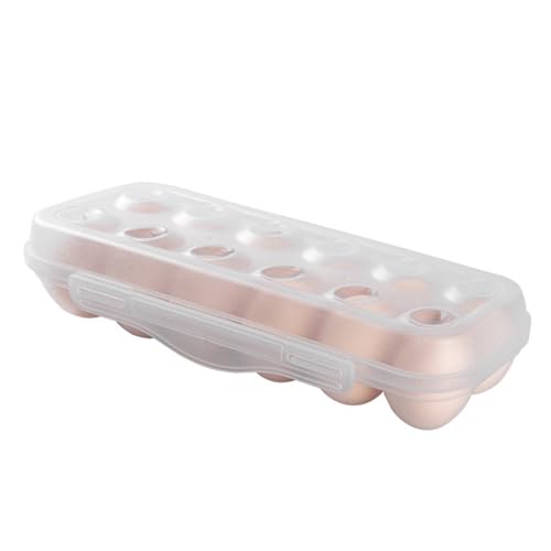 Boîte de rangement pour 12 œufs - En plastique - Pour réfrigérateur et transport d'œufs - Résistant aux chocs - Pour la maison, le pique-nique, le...