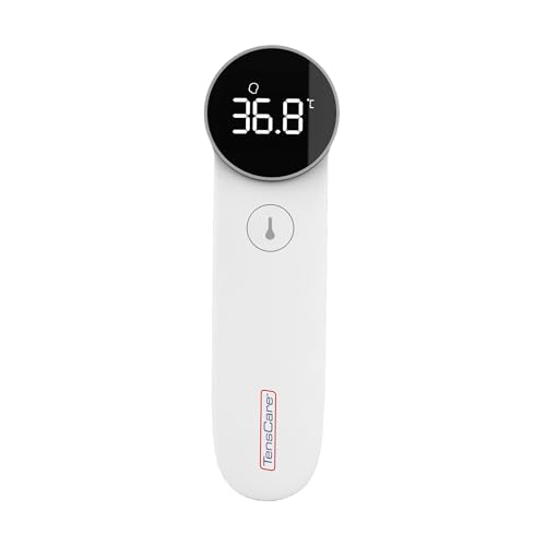 TensCare DigiTemp Termómetro Digital Infrarrojo para bebés, niños y adultos. Mide la temperatura corporal y de objetos con modos de frente, oído y objeto.