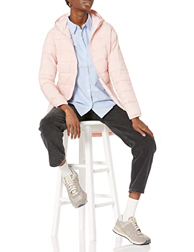 image for Amazon Essentials Women's Lightweight Water-Resistant Packable Hooded 