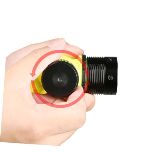Linterna frontal LED para buceo resistente al agua con brillo constante amarillo 2