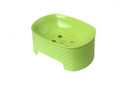 Image of Plastic Soap Dish Set of 4 pcs (Multicolour -Colour May Vary, Standard)