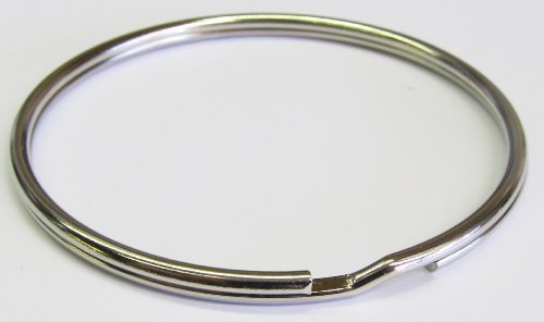 10 units Very Large Nickel Split Rings 76mm by