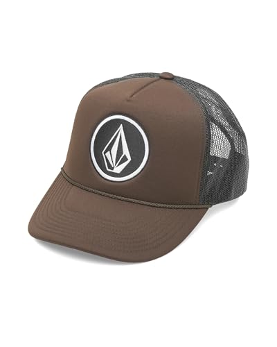 Image of Volcom Men's Snapback Hat - 6-Panel Twill Flat Brim Cap Adjustable Snap Closure