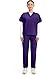 Cherokee Originals Unisex V-Neck Scrubs Shirt, Grape, X-Large
