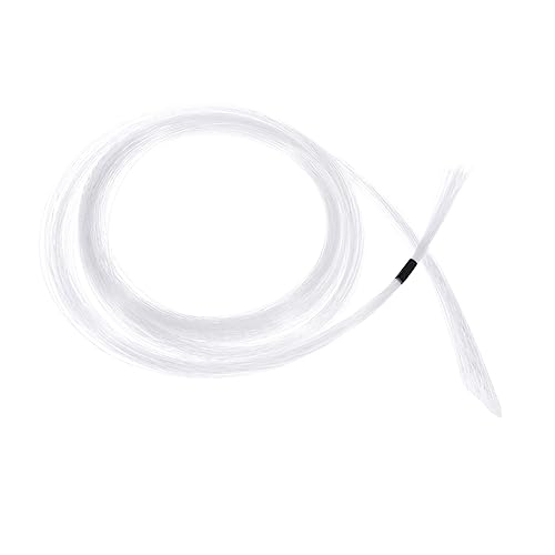 FOYTOKI 50Pcs Long LED Optical Fiber Curtain Light High Transparency Light for Decoration Parties Festivals Energy Saving Durable Fiber Optic String Lighting