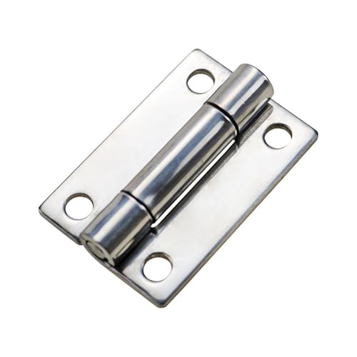 Charnière industrielle inox 304 pour montage sur profilé étroit