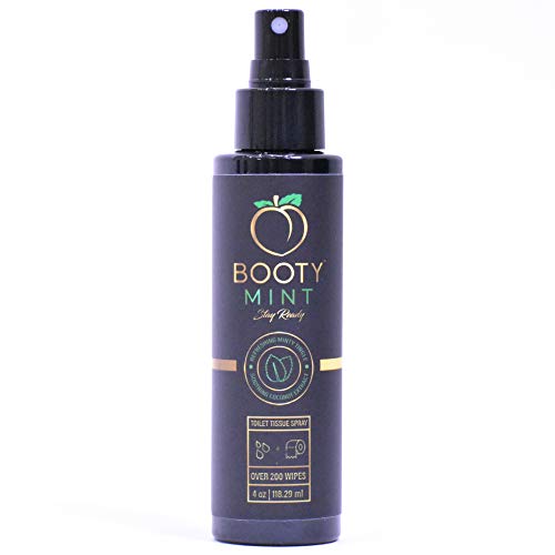 Booty Mint Toilet Paper Spray | Natural, Soothing & Refreshing Personal Cleanser