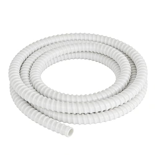 CPROSP Tuyau Condensat Clim Ø16mm (5m) en PVC, Tuyau de Condensat Climatiseur Clim, Résistant aux UV, pour Climatiseurs, Ajustable, Flexible